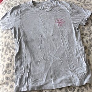 muted blue vans shirt